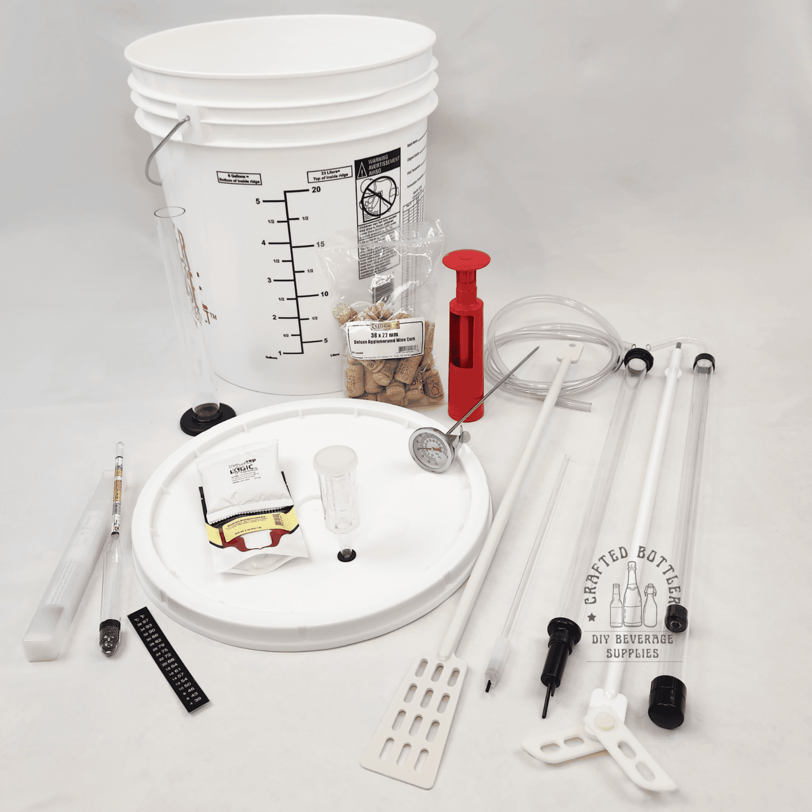 Picture of the Crafted Bottler wine making equipment kit Picture of the Crafted Bottler wine making equipment kit