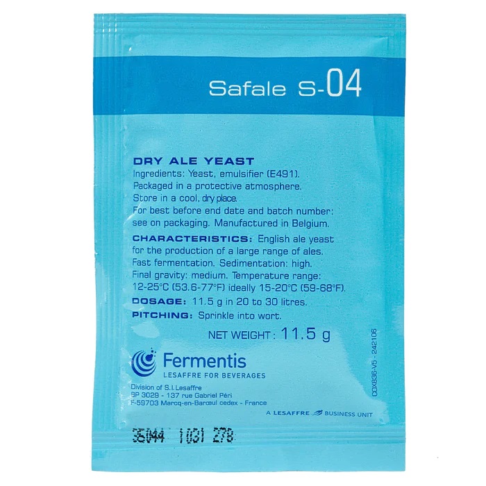 SafAle S 04 Brewing Yeast