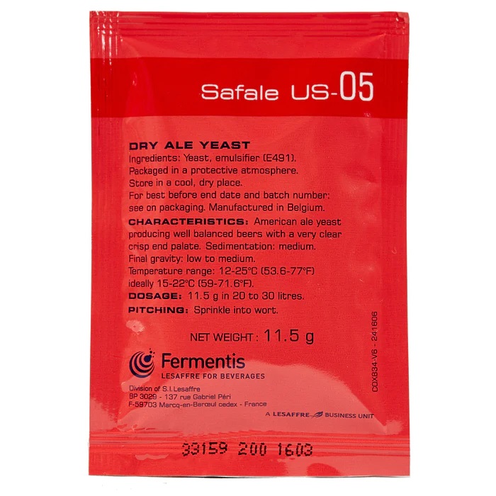 SafAle US 05 Brewing Yeast