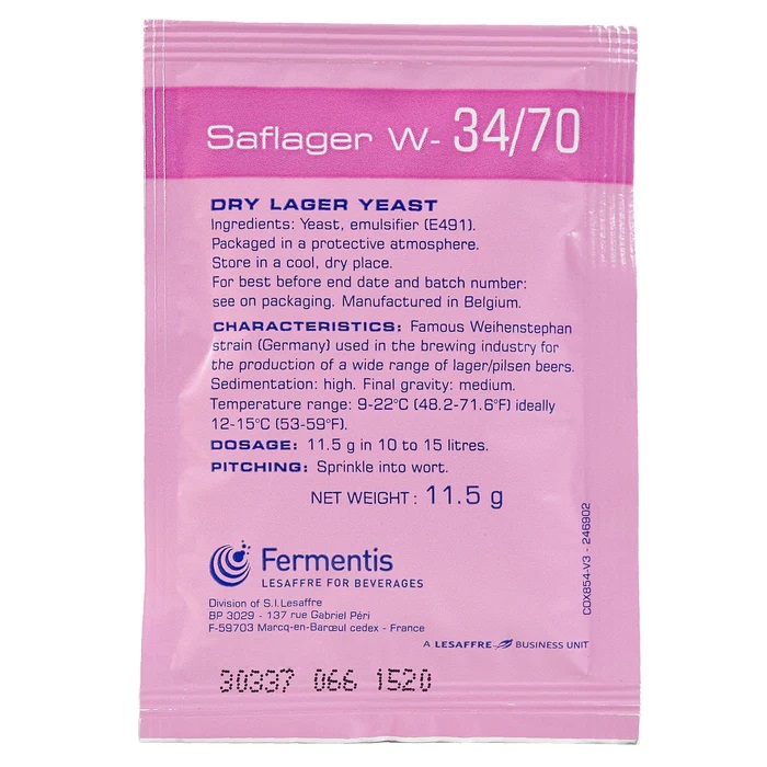 SafLager W 34/70 Brewing Yeast