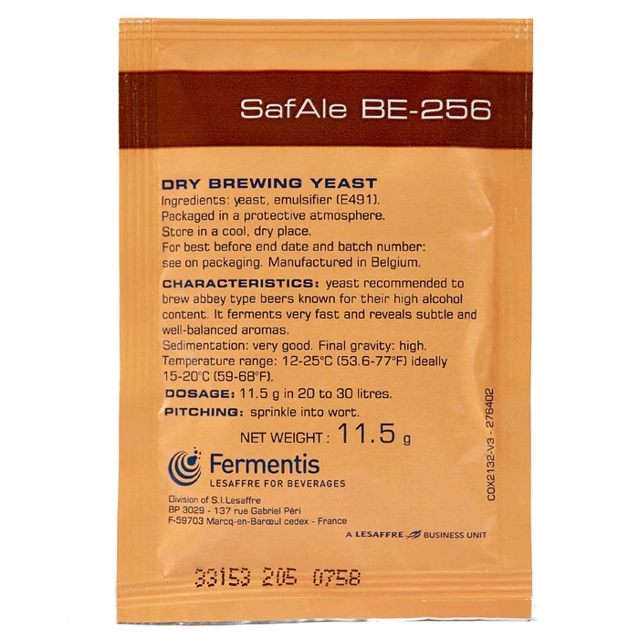 SafAle BE 256 Brewing Yeast