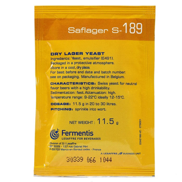 SafLager S 189 Brewing Yeast