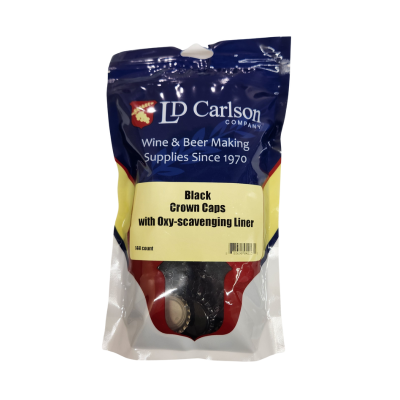 Black Beer Bottle Caps