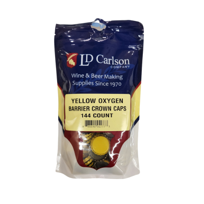 Yellow Beer Bottle Caps