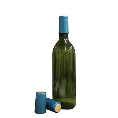 Metallic Light Blue Bottle Wraps