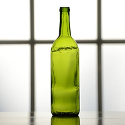 Green Wine Bottles