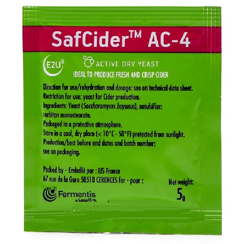 SafCider™ AC-4 Cider Yeast