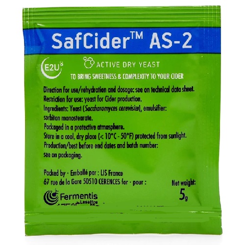 SafCider™ As-2 Dry Yeast